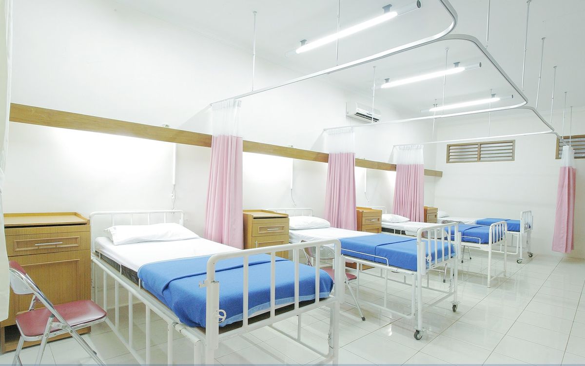 Inpatient wards — 55 beds